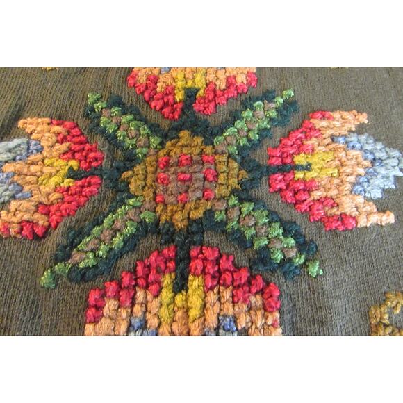 Miss Me Vintage Olive Green ButtonUp Long Sleeve Shirt Embroidered Back Ladies M - Picture 9 of 11